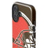 NFL Cleveland Browns Large Logo iPhone 16 Plus Impact Case